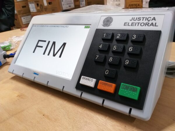 urna eletrônica, urna, votação, voto, eleição, eleições, justiça eleitoral, pleito — Foto: Heloise Hamada/G1