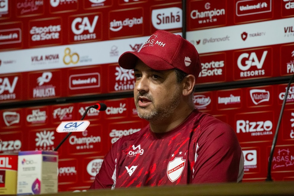 Marquinhos Santos comandou o Vila Nova em oito jogos da Série B deste ano — Foto: Roberto Corrêa / Vila Nova F.C.