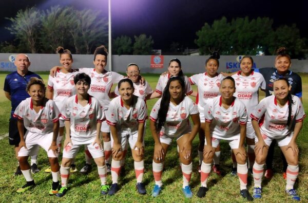 Potiguar de Mossoró viabilizou participação após parceria com Serrada FC, de São Gonçalo do Amarante — Foto: Divulgação