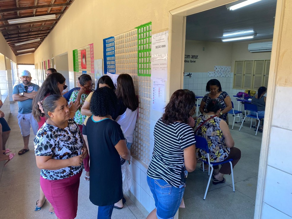 Eleições para conselho tutelar em Natal — Foto: Pedro Trindade/Inter TV Cabugi
