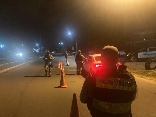 Cinco motoristas são presos por embriaguez ao volante na Zona Norte de Natal — Foto: Divulgação/PMRN