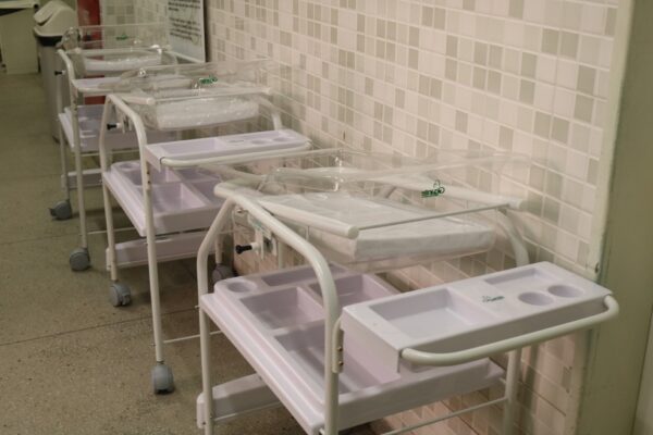 Berços da Maternidade Divino Amor, em Parnamirim, na Grande Natal — Foto: Prefeitura de Parnamirim/Divulgação