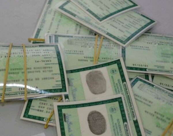 Carteira de identidade RG Natal Rio Grande do Norte — Foto: Divulgação/Itep