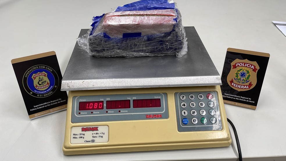 Em Natal, Polícia Federal apreende maconha em encomenda postal declarada como 'kit de chá' — Foto: Cedida