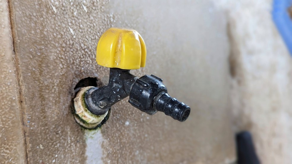 Torneira de água — Foto: José Eduardo Lima/g1