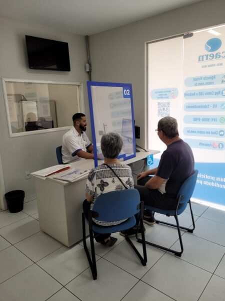 Atendimento presencial na Caern em Natal — Foto: Foto: Divulgação/Caern