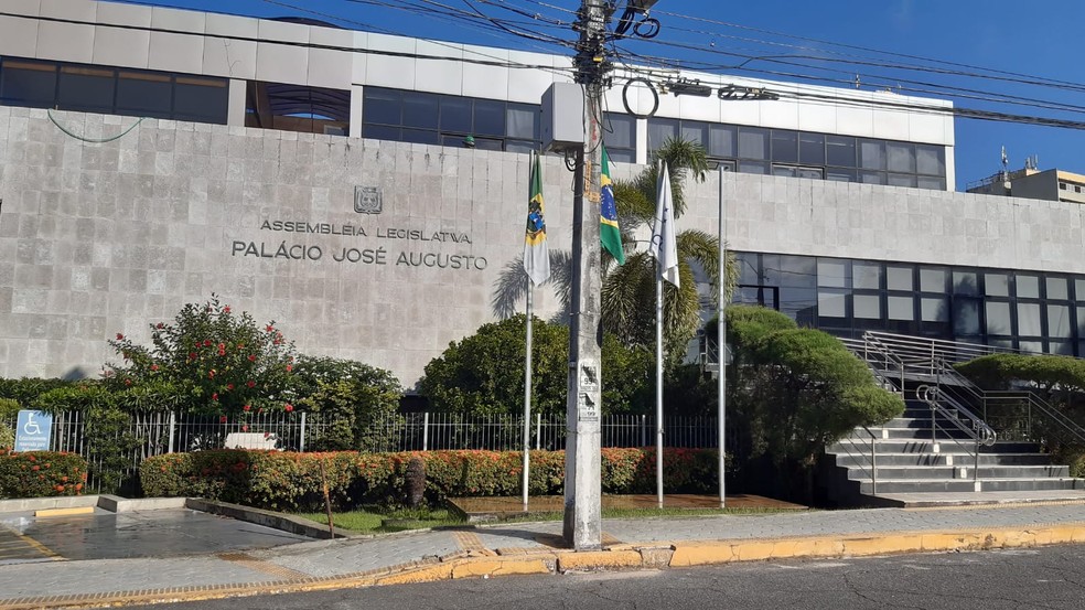 Assembleia Legislativa do Rio Grande do Norte ALRN RN Palácio José Augusto sede fachada frente — Foto: Sérgio Henrique Santos/Inter TV Cabugi