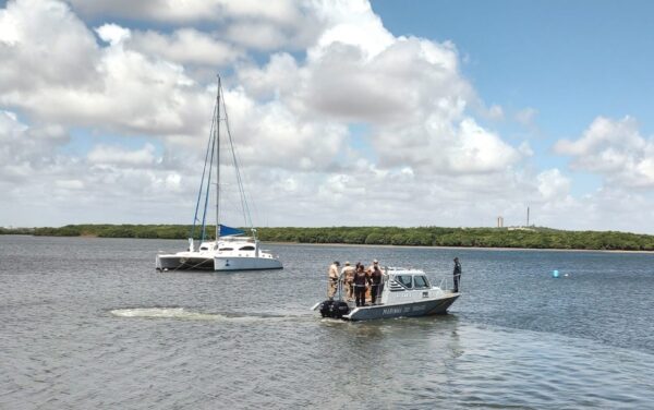 Veleiro apreendido em Natal seria embarcação roubada na Croácia — Foto: PF/Cedida