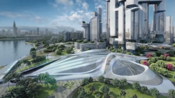 Projeto da nova cidade de Mataraca na Paraíba / Foto: reprodução de vídeo