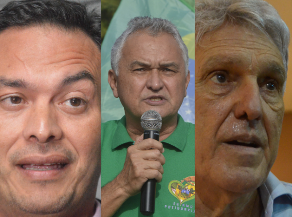 Styvenson Valentim (Podemos), João Maia (PP) e General Girão (PL) defendem cobrança de recursos para universidades. Foto: José Aldenir/Agora RN.