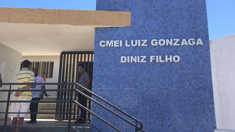 CMEI Luiz Gonzaga Diniz Filho Pajuçara Natal — Foto: Kleber Teixeira/Inter TV Cabugi