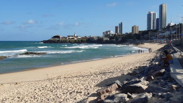 Praia em Natal, RN — Foto: Sérgio Henrique Santos/Inter TV Cabugi