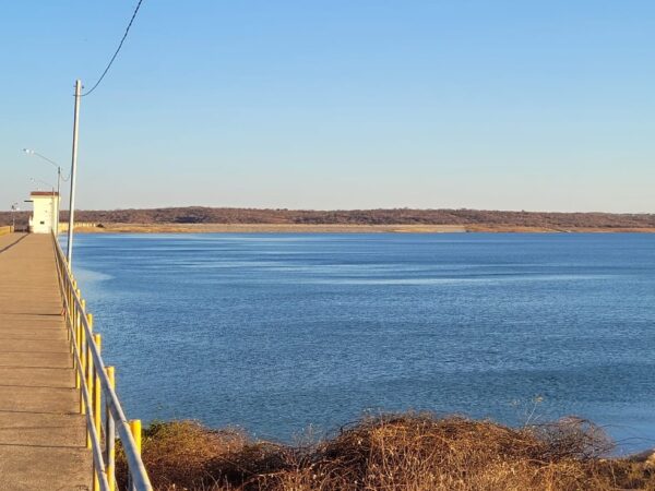Barragem Santa Cruz, Apodi/RN — Foto: Igor Jácome / g1 RN