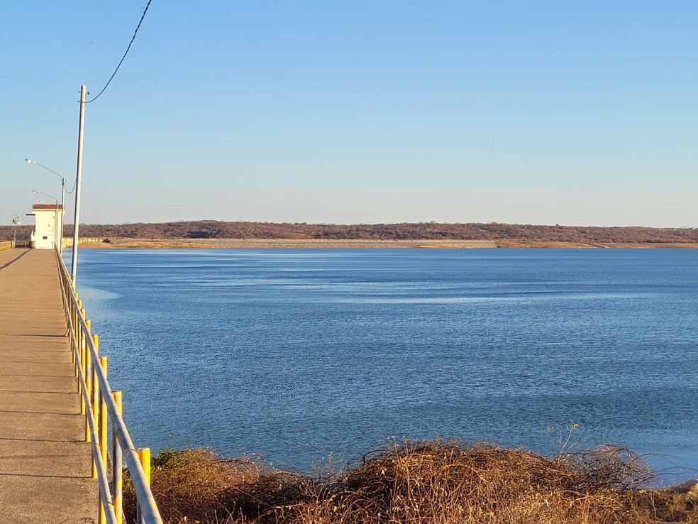 Barragem Santa Cruz, Apodi/RN — Foto: Igor Jácome / g1 RN