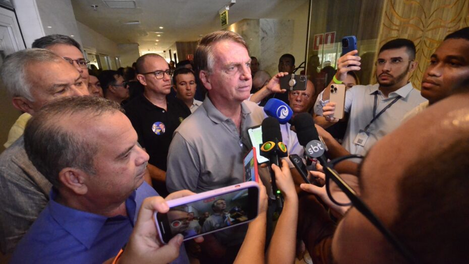 Ex-presidente Jair Bolsonaro. Foto: José Aldenir/Agora RN.