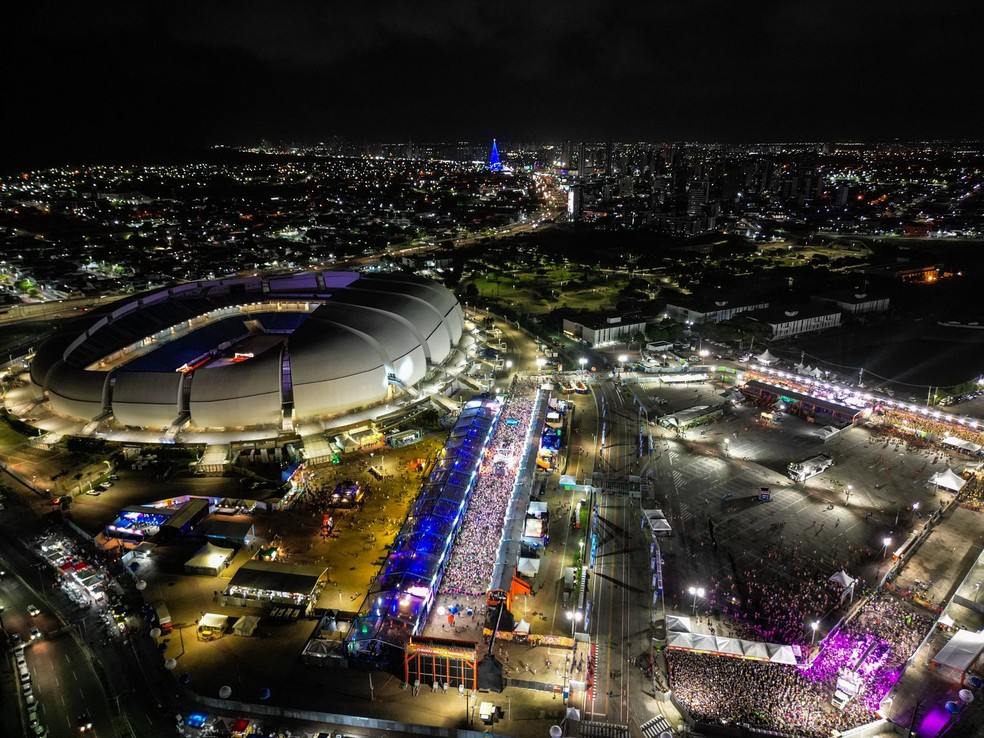 Carnatal 2023 na Arena das Dunas — Foto: Alexandre Lago