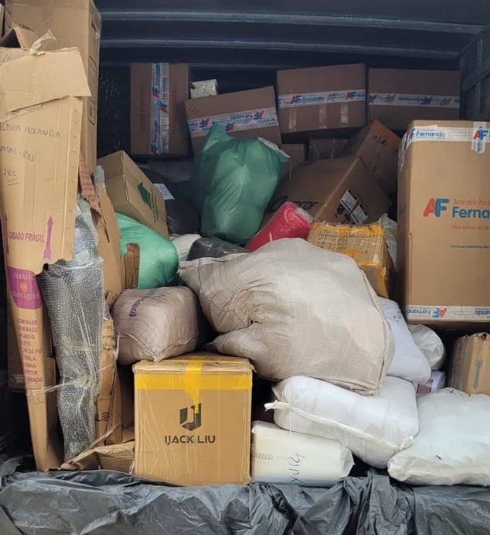 R$ 1,3 milhão em mercadorias ilegais são apreendidas no RN — Foto: Divulgação/Sefaz