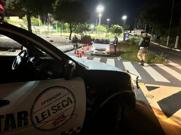 Operação Lei Seca realizou fiscalização na Zona Sul de Natal — Foto: Divulgação