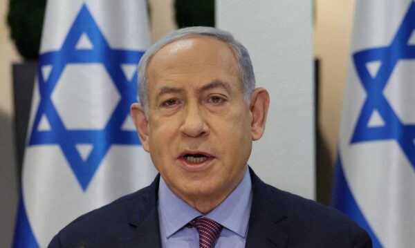 Benjamin Netanyahu em Tel Aviv
31/12/2023    ABIR SULTAN/Pool via REUTERS