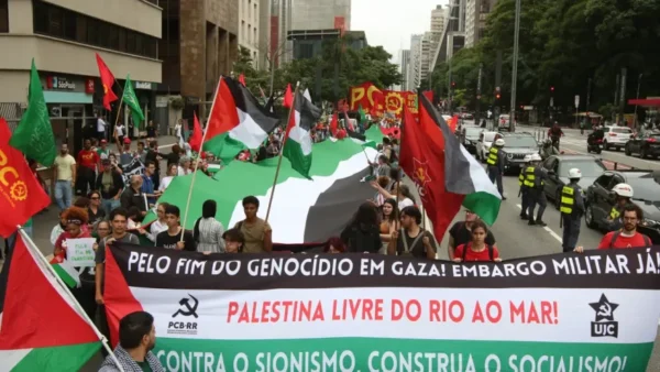 ato pró-palestina avenida paulista