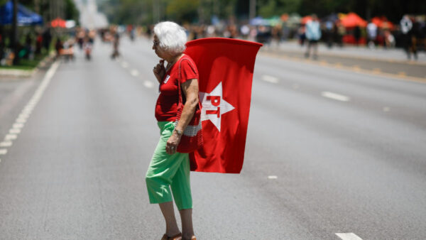 Ato na véspera do 8 de Janeiro em Brasília