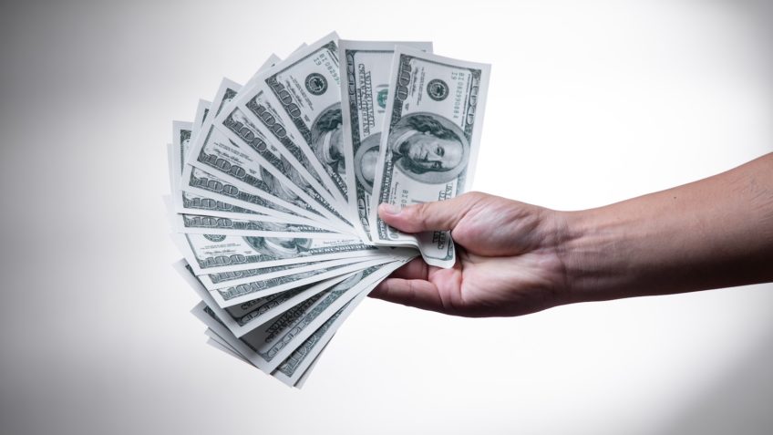 Cédulas de dólares norte-americanos