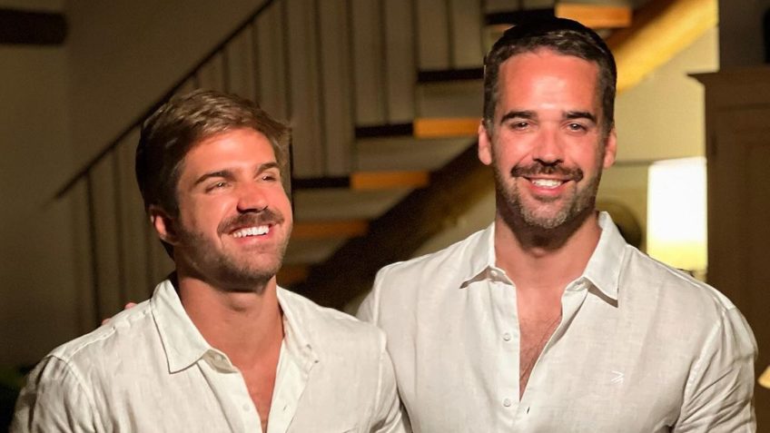 Eduardo Leite e marido Thales Bolzan