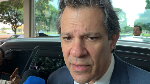 O ministro da Fazenda, Fernando Haddad