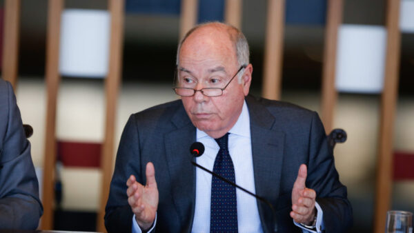 Mauro Vieira em coletiva no Itamaraty