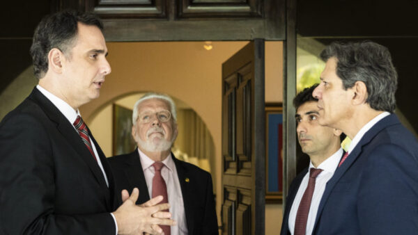 Reunião Pacheco, Wagner, Haddad e Galípolo