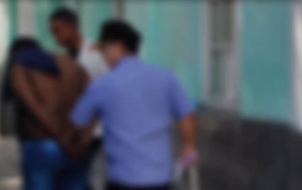 Suspeito de matar João Vitor a facadas foi preso nesta segunda-feira (8) — Foto: Polícia Civil/Divulgação