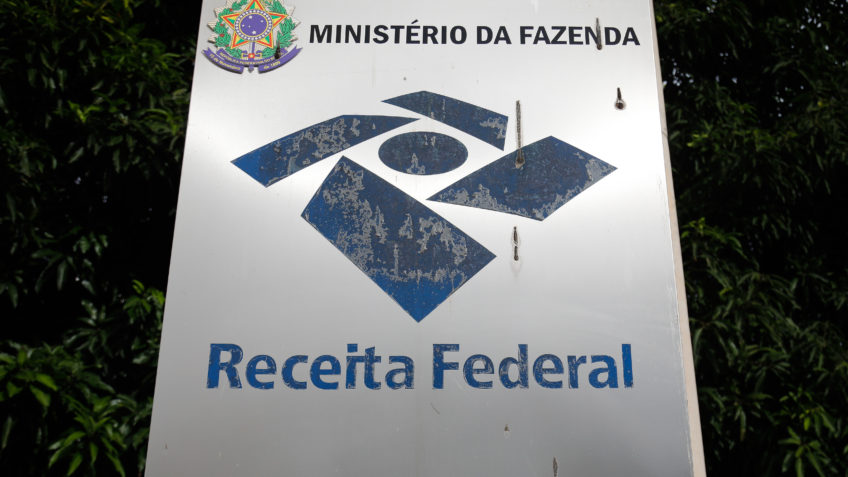 Fachada da Receita Federal, em Brasília