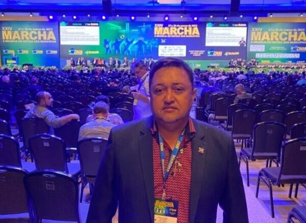 Prefeito Joseilson Borges da Costa durante evento / Foto: divulgação