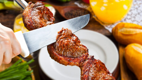 consumo de churrasco