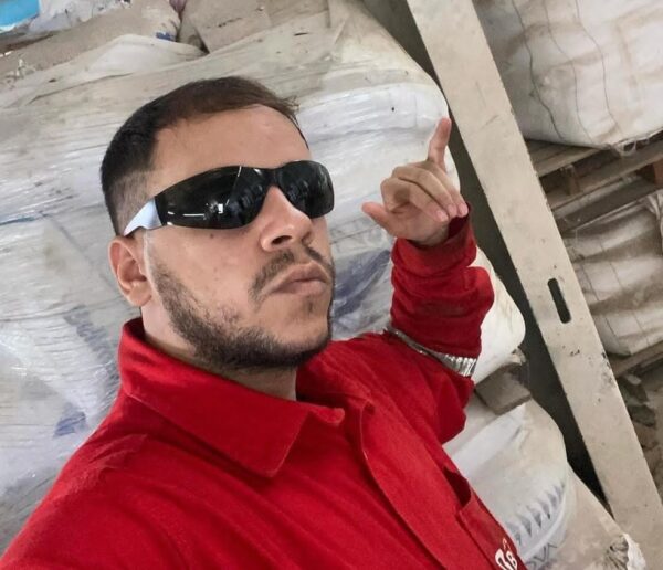 José Vanzeir Roque Sobrinho, de 27 anos, baleado durante festa de torcida em Mossoró, morreu no hospital — Foto: Redes sociais