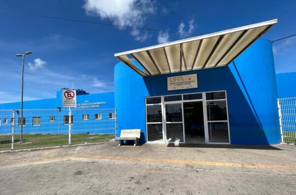 Unidade de Pronto Atendimento (UPA) Cidade Satélite, Pitimbu, Zona Sul de Natal RN — Foto: Lucas Cortez/Inter TV Cabugi