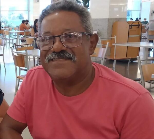 O cabo da PM Sebastião Antônio de Lima foi foi atingido de raspão no pescoço e na perna durante uma ação criminosa em um supermercado no município de Ielmo Marinho, no Alto Oeste potiguar — Foto: Cedida