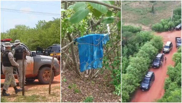 Buscas pelos fugitivo em Mossoró — Foto: Reprodução/ g1