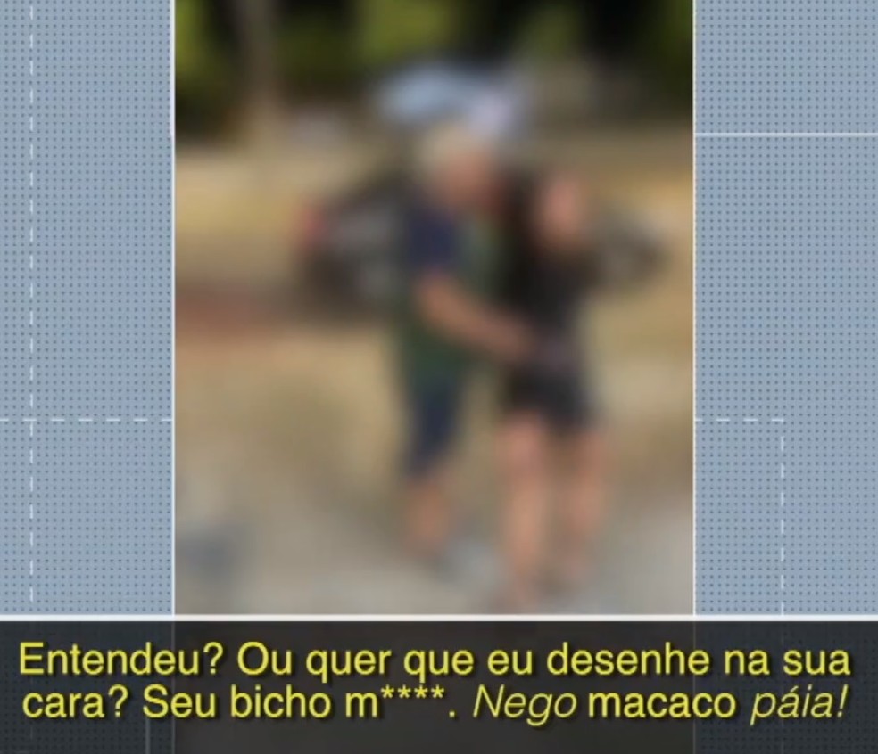 Mulher foi presa por injúria racial em Mossoró — Foto: Reprodução/Inter TV Cabugi