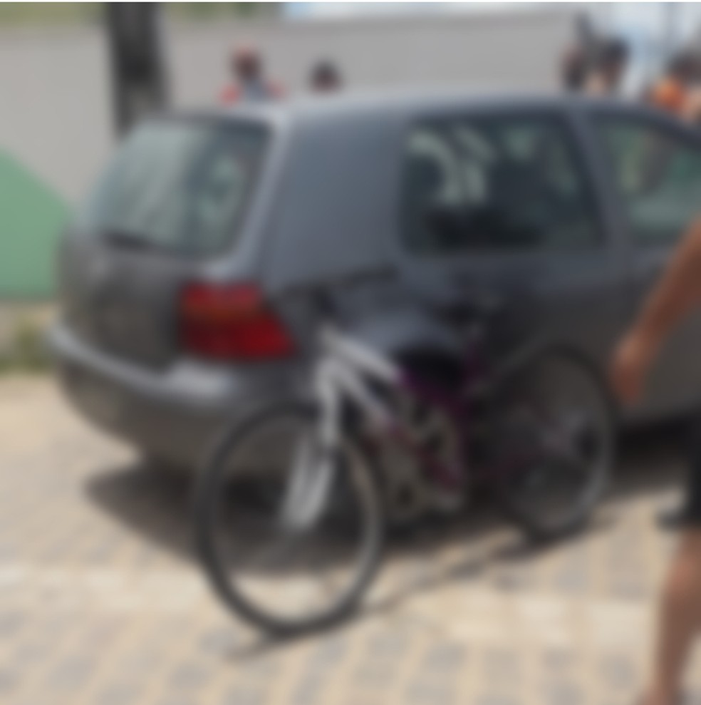 Crime aconteceu na saída de um supermercado na Grande Natal — Foto: Divulgação