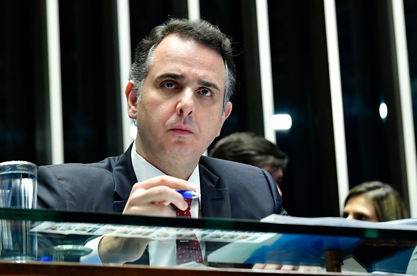 Mesa:
presidente do Senado Federal, senador Rodrigo Pacheco (PSD-MG).