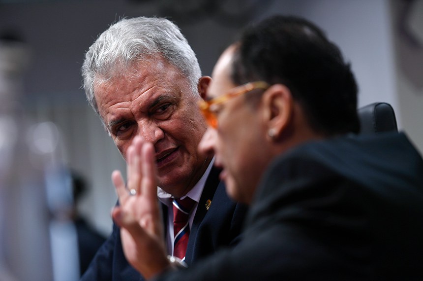 Mesa:
presidente da CSP, senador Sérgio Petecão (PSD-AC);
vice-presidente da CSP, senador Jorge Kajuru (PSB-GO).