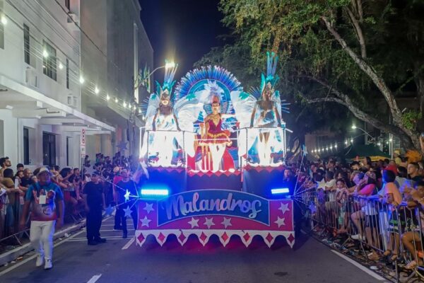 Malandros do Samba, campeã do Carnaval de Natal 2024 — Foto: Pedro Vitorino