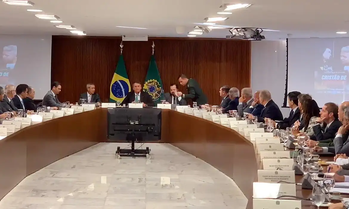 Brasília – Bolsonaro realizou, em julho de 2023, reunião ministerial onde defendeu golpe de Estado. Imagem: Divulgação