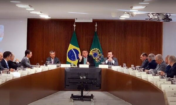 Brasília – Bolsonaro realizou, em julho de 2023, reunião ministerial onde defendeu golpe de Estado. Imagem: Divulgação