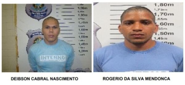 Detentos são do Acre e foram transferidos em setembro, dois meses após rebelião que deixou cinco mortos — Foto: Reprodução