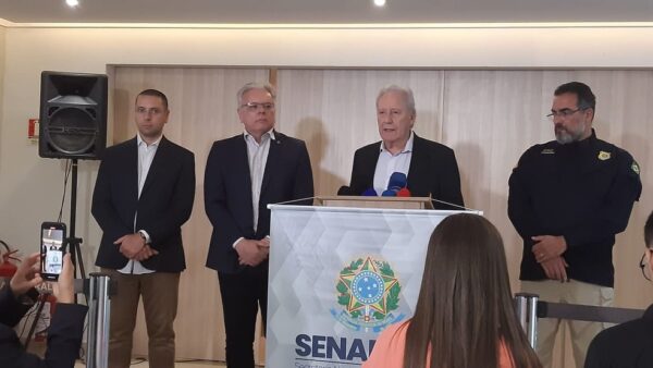 Lewandowski diz que não pode afirmar que houve conivência na fuga dos presos de Mossoró e que todas as hipóteses estão sendo investigadas — Foto: Sérgio Henrique Santos/Inter TV Cabugi