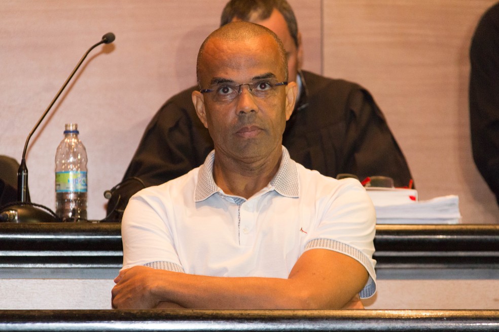 Fernandinho Beira-Mar em imagem de junho de 2015 — Foto: Brunno Dantas/TJRJ