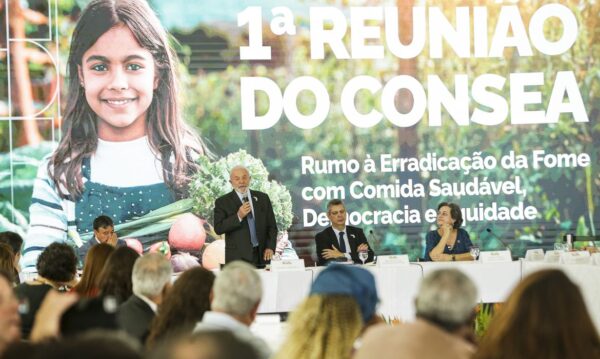 Brasília (DF), 05/03/2024 - O presidente Luiz Inácio Lula da Silva participa da abertura da 1ª Reunião Plenária Ordinária do Conselho Nacional de Segurança Alimentar e Nutricional (Consea), no Palácio do Planalto. Foto: Marcelo Camargo/Agência Brasil