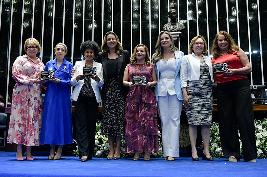 Pose:
senadora Jussara Lima (PSD-PI).;
delegada da Polícia Civil do Piauí, Eugênia Nogueira do Rêgo Monteiro Villa;
professora Gina Vieira Ponte de Albuquerque;
presidente da Comissão de Meio Ambiente do Senado Federal (CMA), senadora Leila Barros (PDT-DF);
promotora de Justiça Dulcerita Alves;
presidente da Comissão Mista de Combate à Violência contra a Mulher (CMCVM), senadora Augusta Brito (PT-CE);
procuradoria Especial da Mulher do Senado (ProMul), senadora Zenaide Maia (PSD-RN);
professora Mary Ferreira.